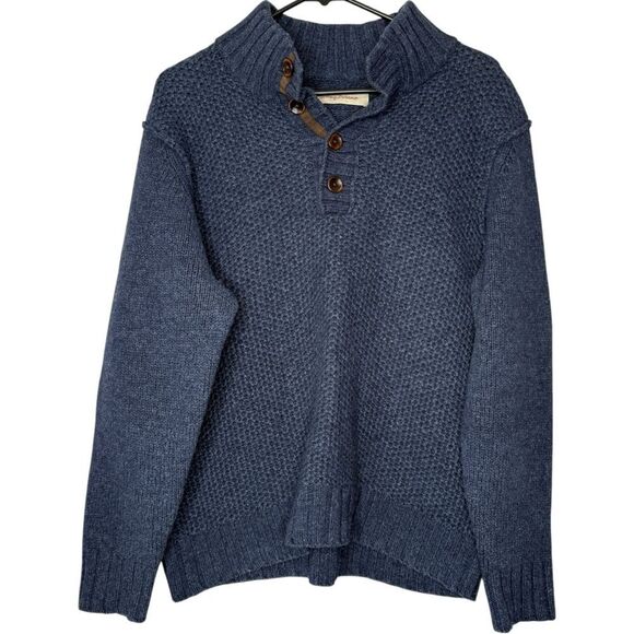 |EUC| TOMMY BAHAMA Pullover 1/4 Button Sweater - Picture 1 of 6